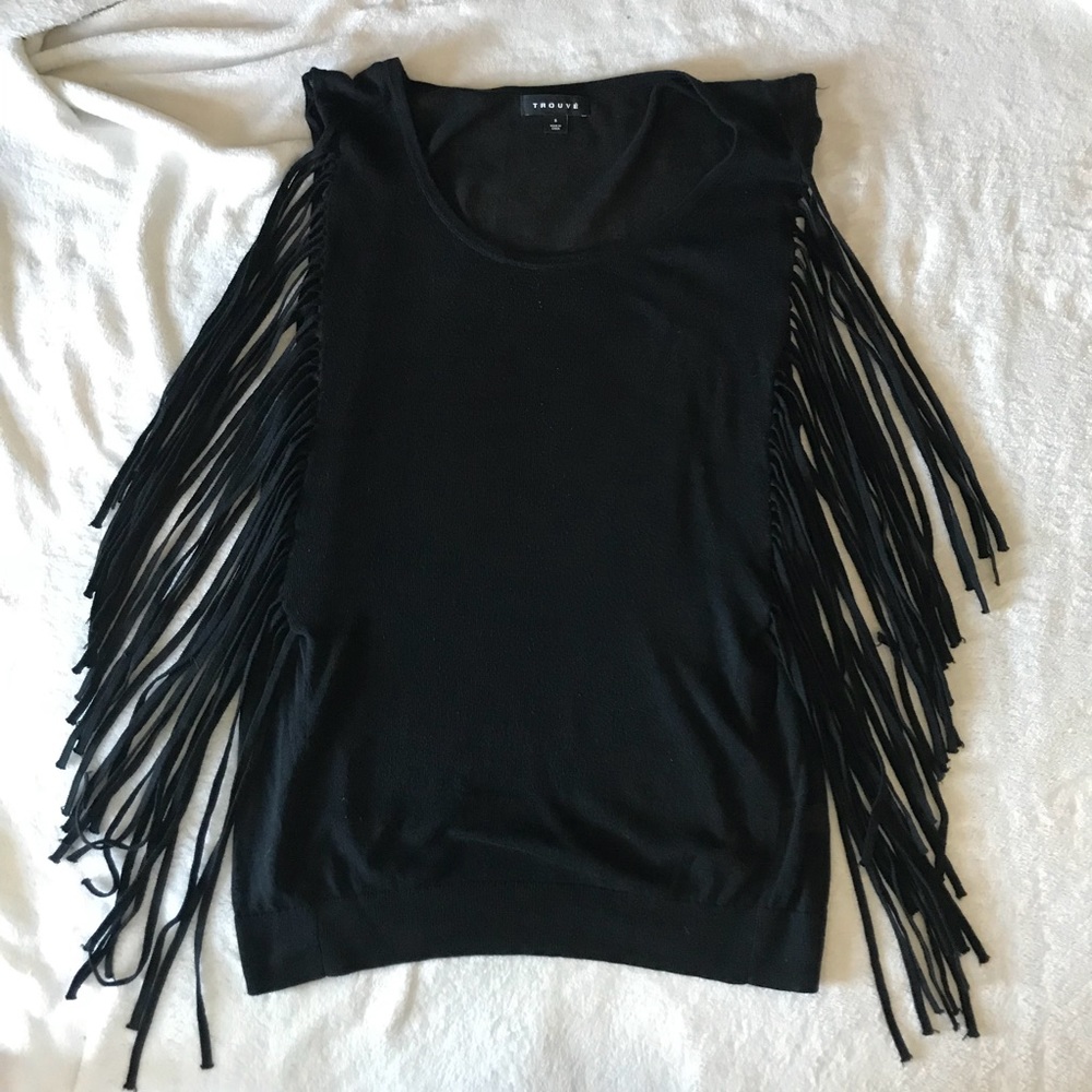 Trouve fringe tank top